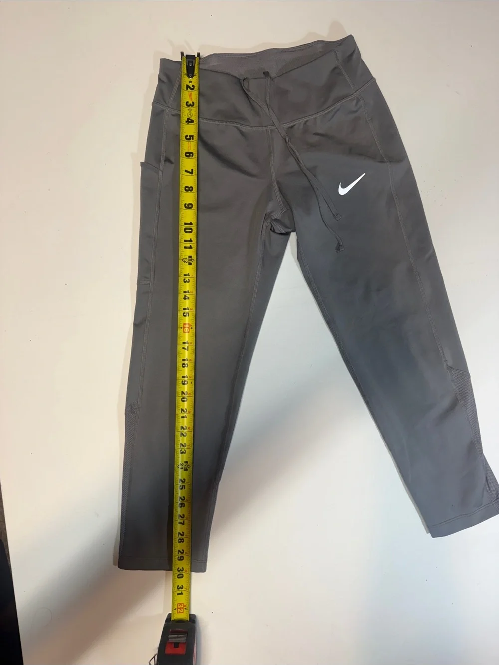 Nike Black Women’s Performance Leggings with White Swoosh